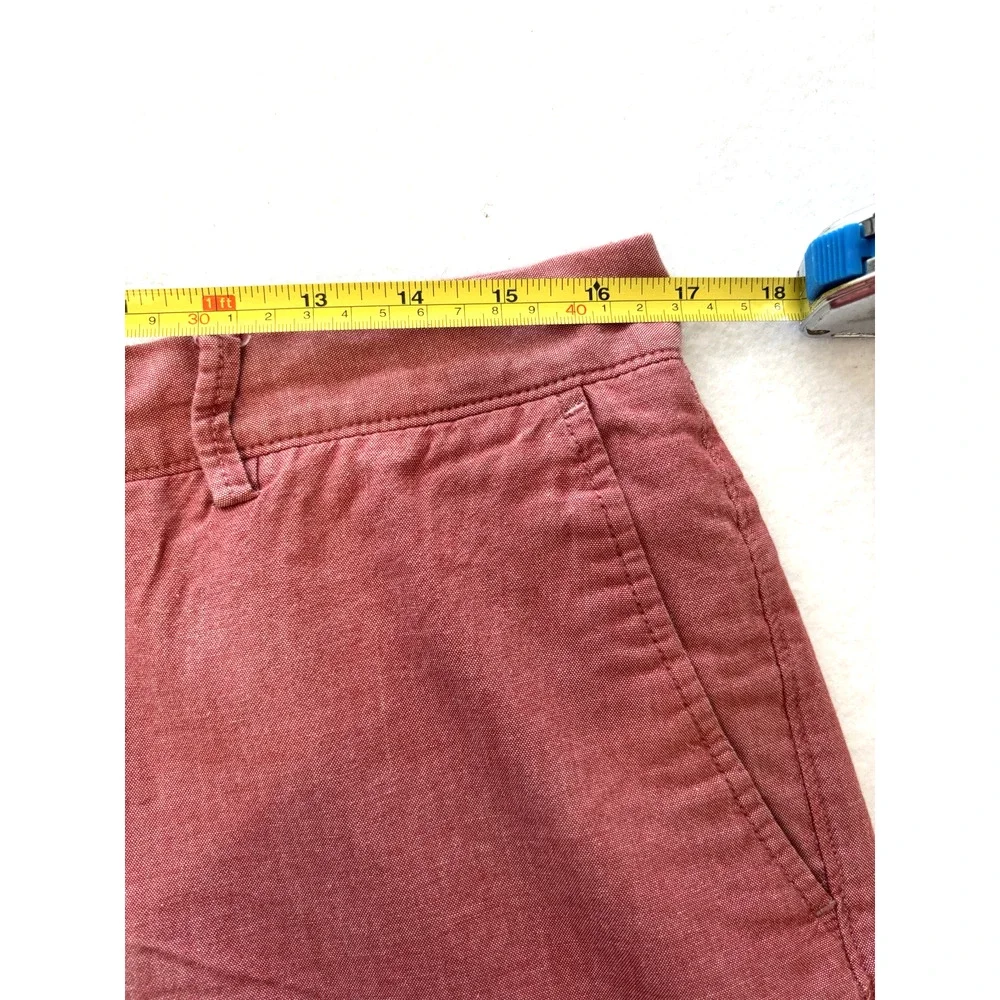 J.Crew‎ Men's Cotton Chino Shorts Casual Summer Preppy Resort Wear Red 33